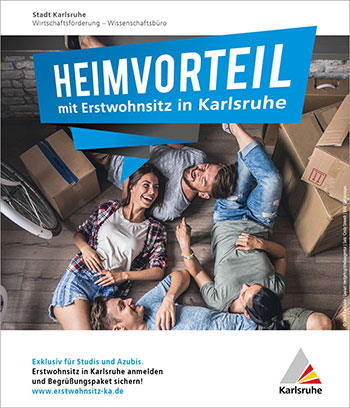 Bild: Erstwohnsitz in Karlsruhe