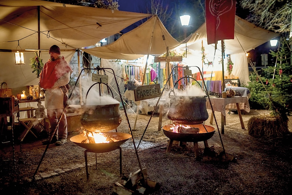 Bild: Mittelalterlicher Weihnachtsmarkt Durlach