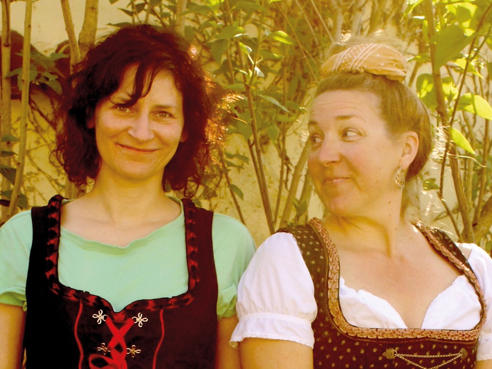 Bild: Schneeweißchen und Rosenrot