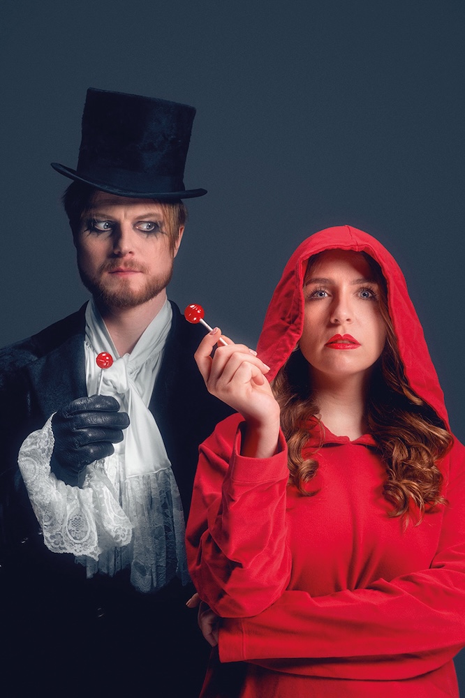 Bild: Rotkäppchen und Herr Wolff